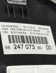 Licznik zegary peugeot 208 2008 9824707380 eu org 5