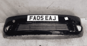 * ZDERZAK PRZÓD PRZEDNI FORD FIESTA MK.6 6 VI D2 CZARNY HALOGENY 1