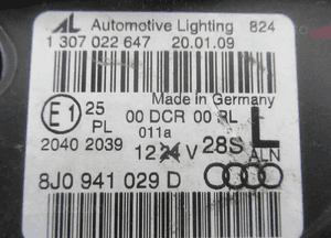 Lampa przednia przód lewa audi tt 8J0 xenon 2006- 26