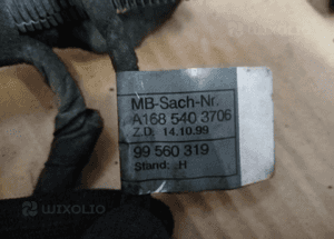 Instalacja Wiązka silnika Mercedes A168 1.4 A1685403706 5