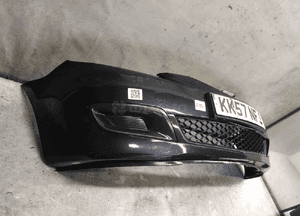 ^ ZDERZAK PRZÓD PRZEDNI MAZDA 3 III LIFT FL 16W CZARNY 2