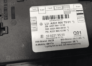 MERCEDES W221 MODUŁ DRZWI A2219007501 3