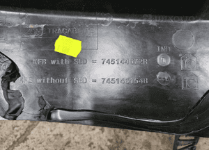 WANNA PODŁOGA PLASTIK Bagażnika tył tylny Renault Megane 4 IV lift Kombi 3