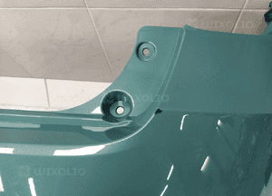 Fiat 600 23- zderzak tył tylny 4XPDC kolor ceramic azure oryginał 5