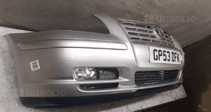Zderzak przód przedni toyota avensis T25 1C0 srebrny przedlift 4