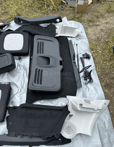 Smart 453 forfour tapicerka osłona słupek siedzisko listwa panel osłona plastik 6