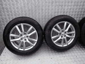 KOŁA FELGI ALUMINIOWE GRANDLAND 7JX17 ET 46 5X108 Z OPONAMI ZIMA 215/65/17 KOMPLET 3