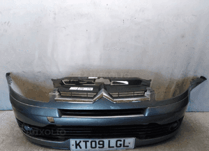 Zderzak przód przedni do citroen C4 ezwd szary halogeny 1