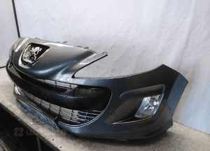 Zderzak przód przedni peugeot 308 kth szary grafit pdc czujniki halogeny 5