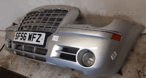 Zderzak przód przedni chrysler 300C spryskiwacze lamp xenon PS2 srebrny halogeny 3