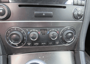 Panel sterowania nawiewem mercedes c-klasa W203 lift