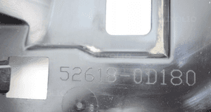 Toyota yaris iv 2019- spoiler dokładka osłona płyta silnika zderzaka przód 5