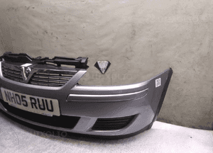 Zderzak przedni przód opel corsa c lift fl Z163 szary 4