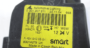 Smart forfour i lampa lewy przód 2004-2006 A4545400554 8
