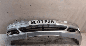 Zderzak przód przedni mercedes benz cl W215 srebrny 744 halogeny pdc czujniki spryskiwacze lamp xenon 1