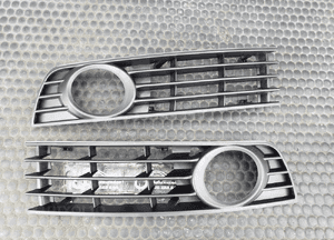 Kratka Halogen Srodkowa Zderzaka Ramka Chrom Maskownica AUDI A4 B6 25