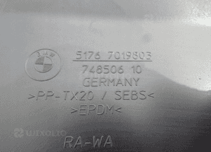 Osłona błotnika lewy przód bmw 5 F10 F11 7019803 6