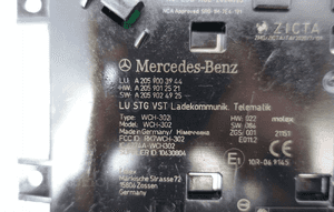 Moduł ładowarka indukcyjna mercedes A2059003944 5