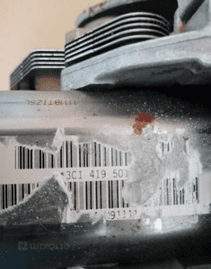 Kolumna kierownicza krzyżak blokada kierownicy VW Passat B6 5