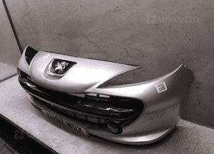 Zderzak przód przedni do peugeot 207 urban move ezrc srebrny halogeny 2