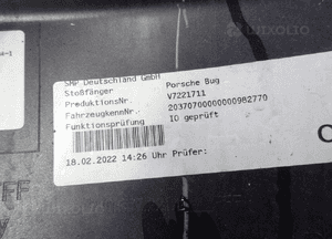 Porsche taycan zderzak przód przedni 9J1807221 13