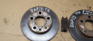 Tarcze hamulcowe tył tylne klocki Skoda Rapid 2
