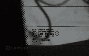 Szyba tylna siłowniki kpl dachu mercedes sl R230 14