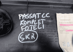 Komplet foteli boczki vw passat cc radom 5