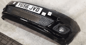 Zderzak przód przedni ford fiesta MK.6 6 vi D2 czarny lift fl halogeny 3