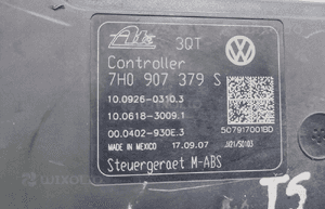 POMPA STEROWNIK ABS VOLKSWAGEN TRANSPORTER T5 7H0614117A 7H0907379S 2003-09 8