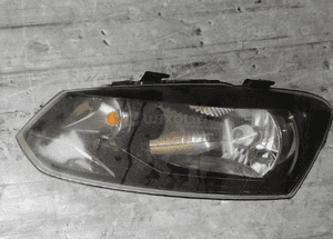 Vw polo 5 v 6R lampa lewa przód przednia reflektor anglik uk 6R2941015E 1