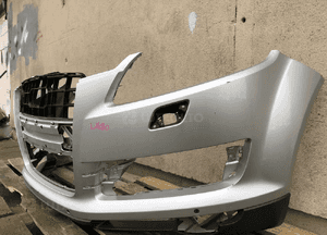 Zderzak przód przedni audi Q7 i 1 4L0 2006-  spoiler dół oryginał cały 3