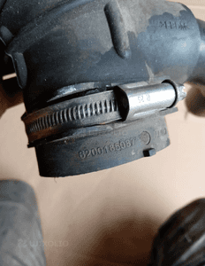 Rura przewód dolot powietrza Renault Megane II 8200185087 3