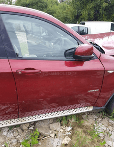 Drzwi prawy przód kompletne bez malowania w kolor vermilionrot bmw X6 1