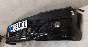 Zderzak przód przedni do opel astra h lift fl Z20R czarny dokładka !! 3