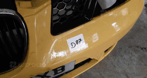 Zderzak przód przedni seat ibiza 6L fr lift fr sport LS1H zolty zółty halogeny 3