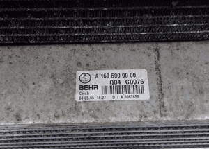 Komplet chłodnic mercedes a klasa w 169 04-07 radom 2