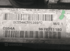 CHŁODNICA WODY KLIMATYZACJI KLIMA PEUGEOT 308 14- 9678711180 9816746580B 5