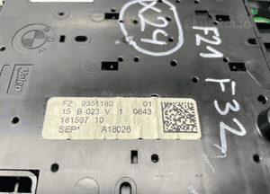 Bmw F20 F30 panel sterowania dachem dachu 9351180 7