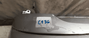 Citroen C3 i 02-10 r zderzak tył tylny ezrc srebrny 2