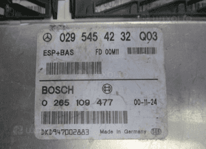 STEROWNIK ESP  BAS MERCEDES A170 0265109477 2