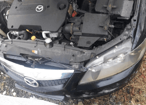 Mazda 6 02-07 Maska lampa zderzak belka zamek pas atrapa lift w kolor 16W 3