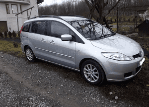 Mazda 5 05-10 Dach kompletny relingi szyba szyby boczna błotnik 7