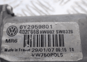 Vw polo vi T5 silniczek szyby prawy 6Y2959801 radom 3