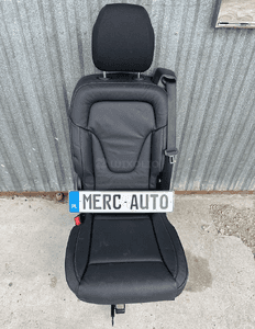 Mercedes 447 Vito EQV Metris skórzany fotel dopinany do trójki comfort koziołek skóra V klasa 1