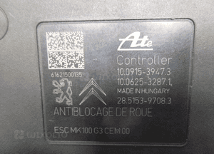 Citroen C3 pompa hamulcowa abs 9817031680 moduł 9