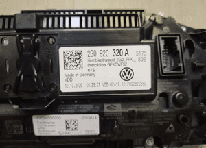 Licznik zegary VIRTUAL VW POLO VI 2G 2G0920320A 3