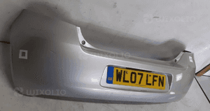 Zderzak tył tylny do toyota yaris ii 2 hb 1E7 srebrny 4