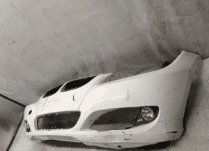 Zderzak przód przedni bmw E90 E91 lift fl alpinweiss biały halogeny 2