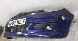 Zderzak przód przedni opel corsa d Z21B granat halogeny dokładka ! 2